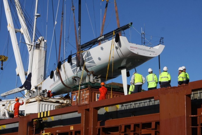 Australian sailing yacht Secret Mens Business - yacht with the longest journey to Cowes