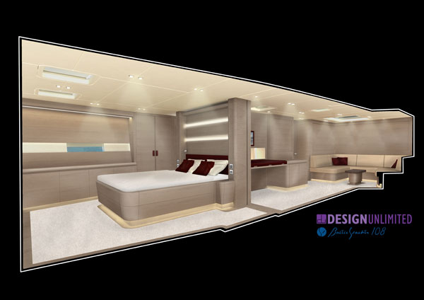 Baltic 108 Yacht WINWIN - Interior by Design Unlimited