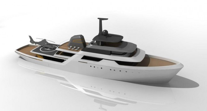 Dixon Yacht Design created superyacht for the ICON Yachts Design Challenge