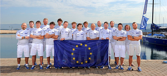 Esimit Europa racing crew