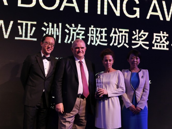Ferretti 690 Yacht awarded at Asia Pacific Boating Awards 2013