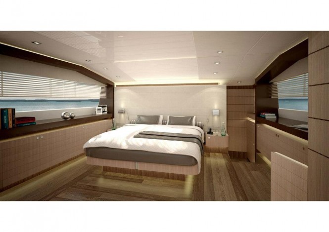 Ferretti 960 yacht interior