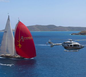 A great success of Hoek designed mega yacht ATHOS at Loro Piana Caribbean Superyacht Regatta and Rendezvous 2013