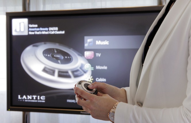 Lantic Entertainment System for 37m Fitzroy Yacht Project FY17