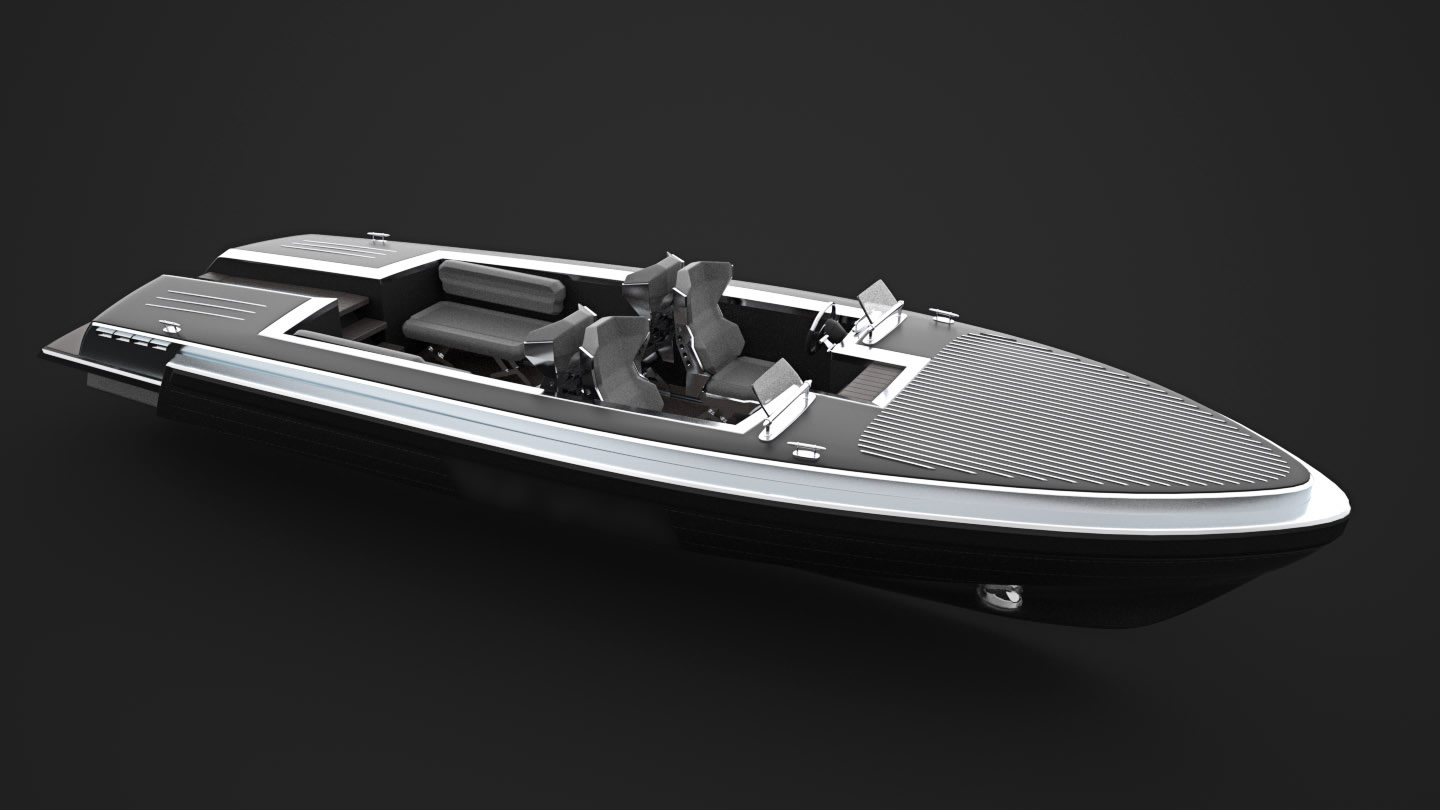 New PINSTRIPE yacht tender concept introduced by Gray Design — Yacht
