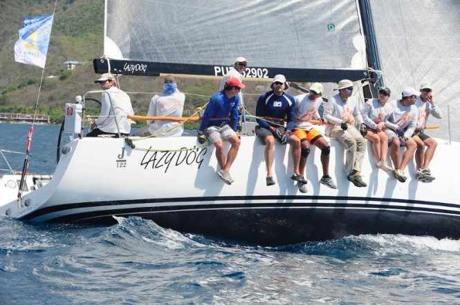 Lazy Dog Yacht Credit: Todd VanSickle/BVi Spring Regatta Lazy Dog Yacht Credit: Todd VanSickle/BVi Spring Regatta