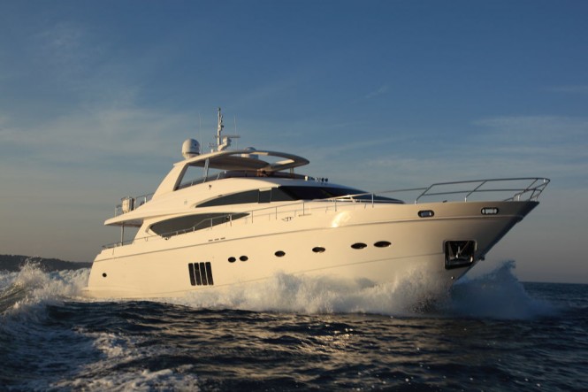Luxury charter yacht PRINCESS LILY built by Princess Yachts