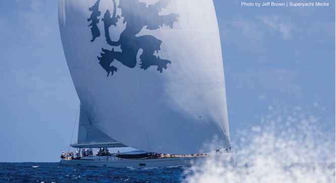 Luxury charter yacht Salperton designed by Dubois - Photo by J. Brown Superyacht Media