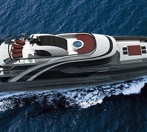 Motor yacht PRINCE 50 with design by Ken Freivokh in build at Mayra Yachts