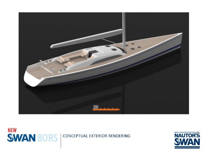 Luxury sailing yacht Swan 80RS