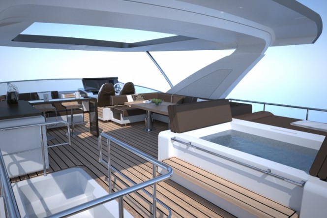 Luxury yacht Azimut 80 - Exterior