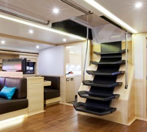 Luxury yacht Hamilton - Salon