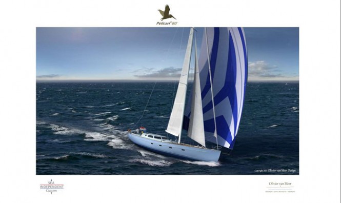 Luxury yacht Pelican 80 concept