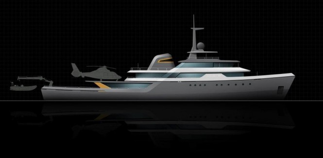 59m survey vessel conversion into a luxury yacht by Dixon Yacht Design for the ICON Yachts Design Challenge