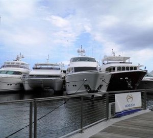Horizon attended Palm Beach Boat Show 2013 with one of its largest yacht displays 