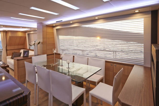 Motor yacht 72 GLX project - Dining