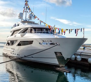 ISA launch 41m luxury yacht AZIZA 