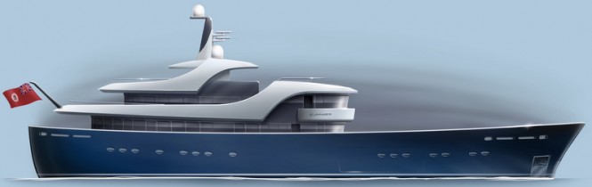 New 50m motor yacht SUMMER - Superyacht conversion project by Jim Robert Sluijter