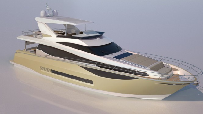 New PRESTIGE 720 Yacht introduced by PRESTIGE Yachts