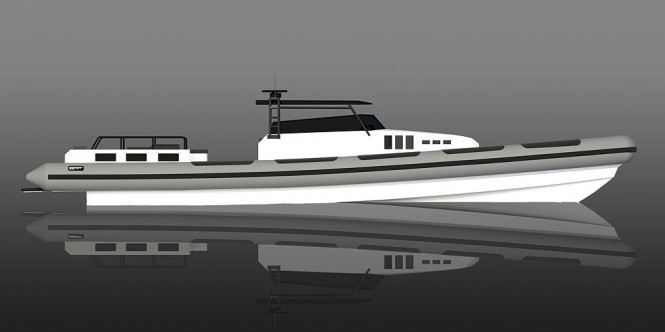New Rupert 52 Cabin Mega Yacht Tender Design by Rupert Marine