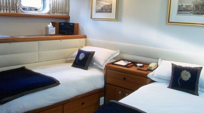 Pacific Eagle yacht - twin cabin