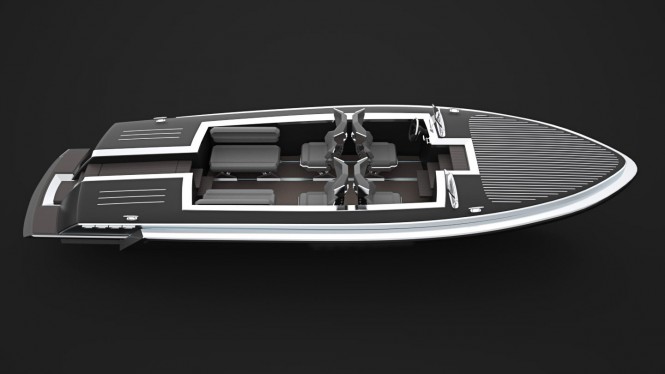 Pinstripe superyacht tender concept