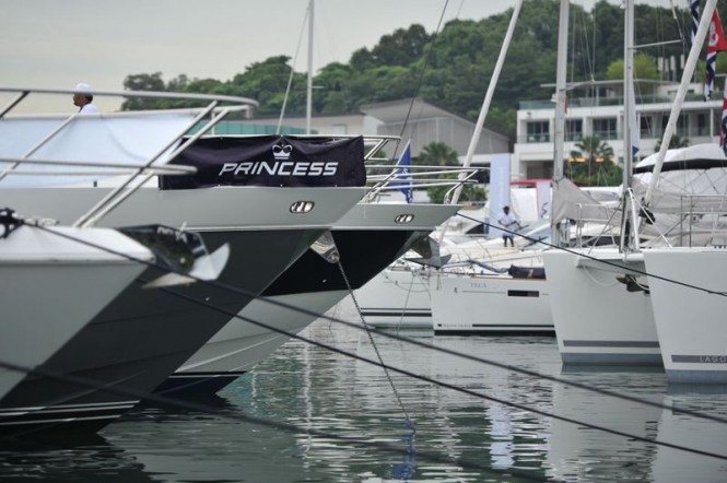 Princess Yachts at the Singapore Yacht Show 2013