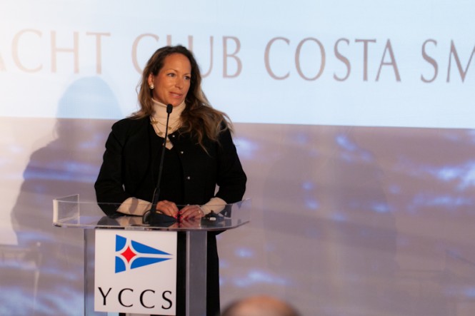 Princess Zahra Aga Khan, President of the Board at YCCS Press Conference