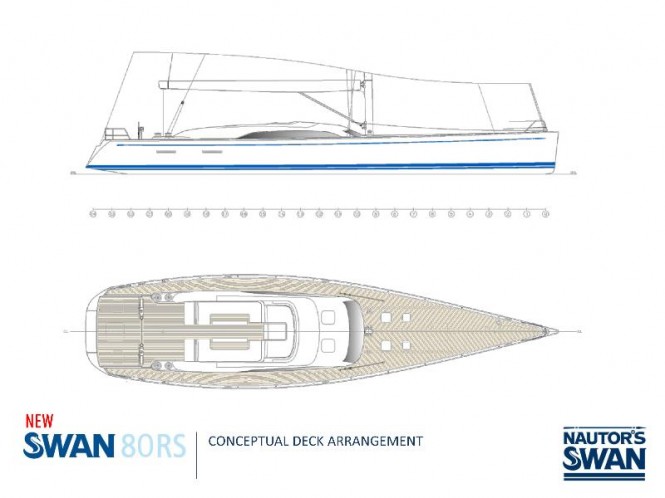 Swan 80RS Yacht - Layout