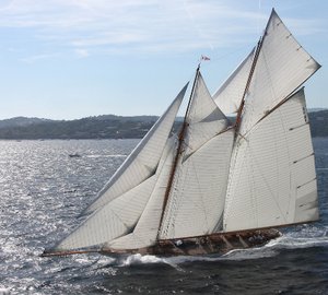 Classic charter yacht Elena enters Throphée Bailli de Suffren