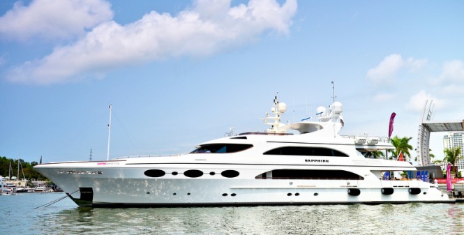 Trinity luxury motor yacht Sapphire at Hainan Rendez-Vous 2013