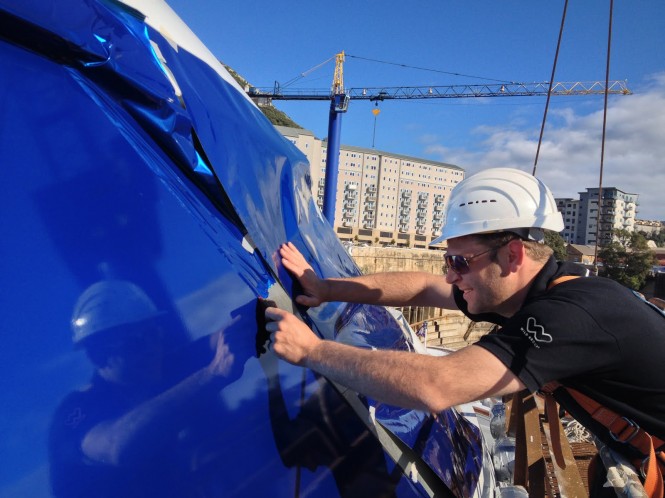 Wild Group working on Lady Moura superyacht's make over