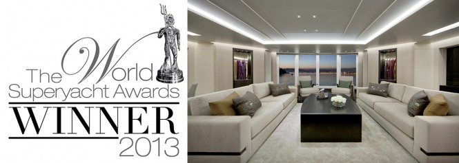 World Superyacht Award 2013 for luxury yacht Mogambo