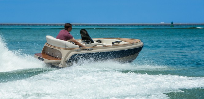 2013 Carbon Craft 110 Yacht Tender - aft view 2013 Carbon Craft 110 Yacht Tender - aft view