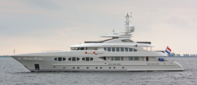 47m motor yacht Lady Petra by Heesen Yachts and Omega Architects