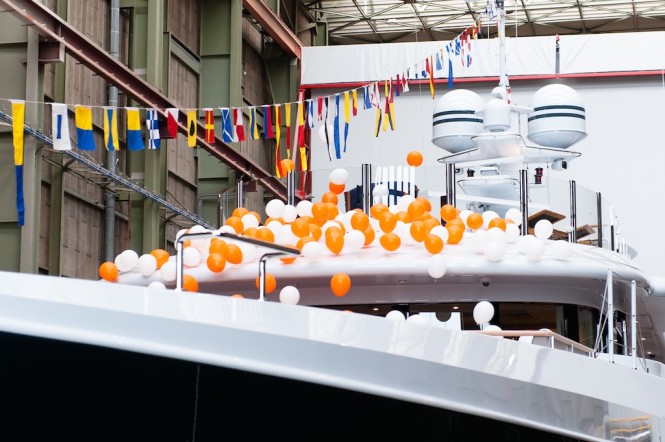 55m Limited Editions Amels 180 ENGELBERG superyacht launch