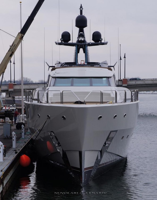65-metre mega yacht Project Hermes - front view
