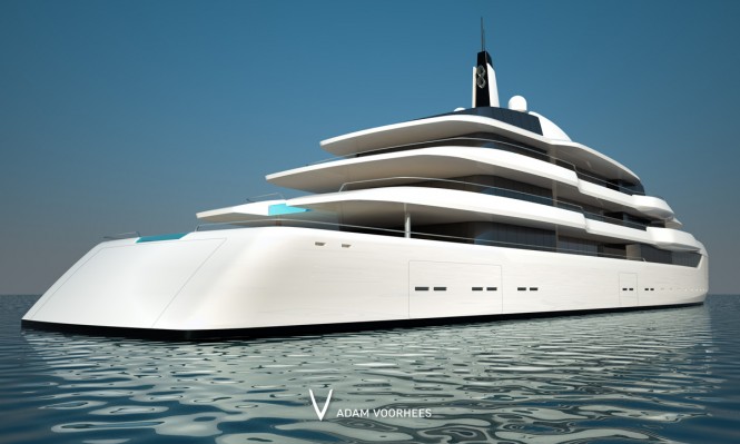 92m superyacht Lumen - Stern