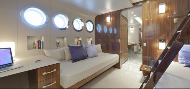 Aboard Smeralda Yacht