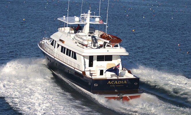 Acadia yacht - aft view Photo by Billy Black