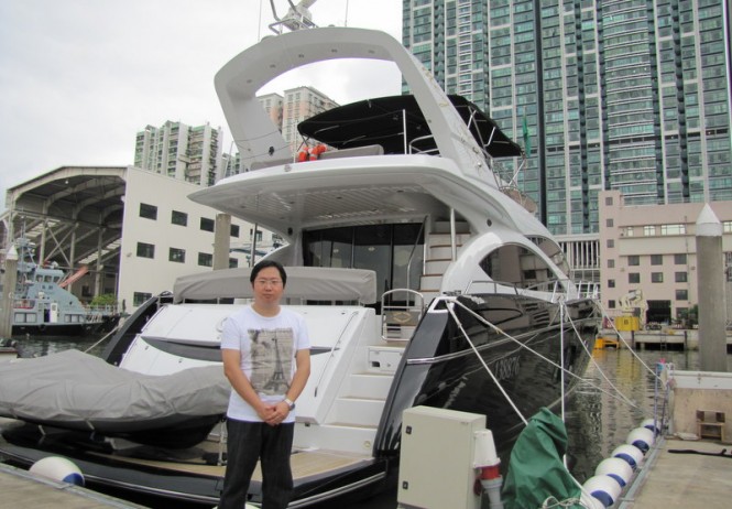 Agency and supporting works for the Sunseeker 80 yacht when visiting Macau