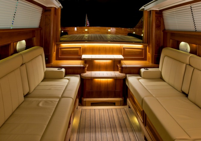 Andrew Winch designed Hodgdon yacht tender - Interior