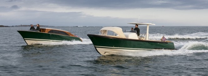 Andrew Winch designed Hull 415 Open Yacht Tender and Hull 416 Limo Superyacht Tender by Hodgdon
