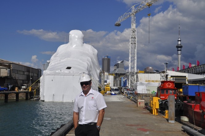 Anthony Bridge at Titan Marine in New Zealand Anthony Bridge at Titan Marine in New Zealand