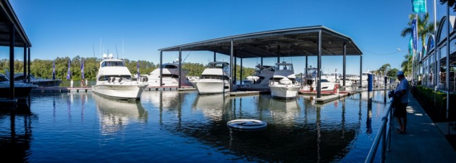 As part of the Festival of Boating Riviera will stage a $15 million under cover red carpet boat show at their Coomera manufacturing facility