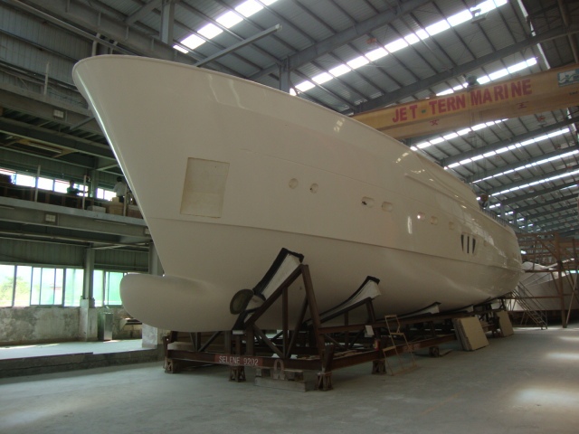 Construction of Selene 92 Ocean Explorer Yacht