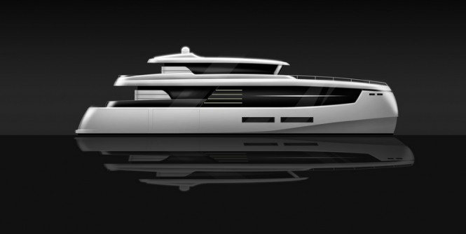 Contact yacht concept - side view