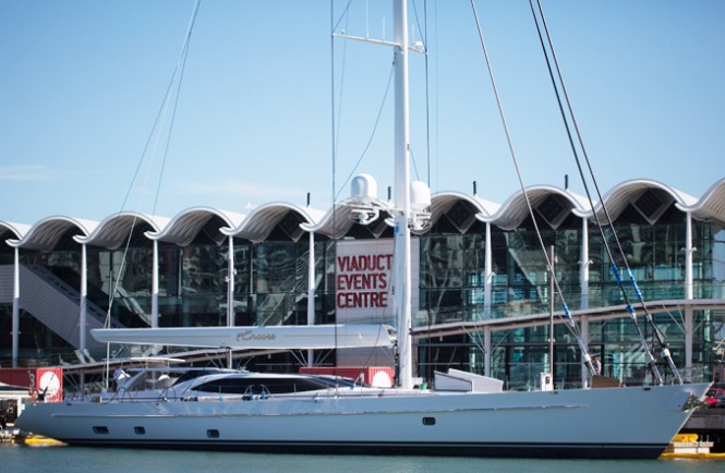 Encore yacht in May 2013 -  Image credit Alloy Yachts
