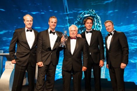 HJB receives the World Superyacht Award 2013 for its J Class yacht Rainbow