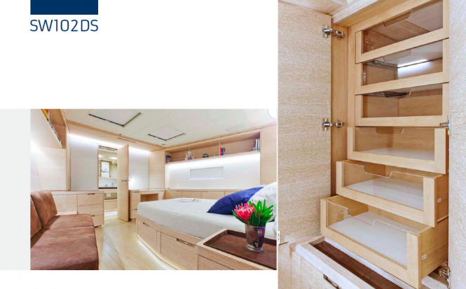 Hevea superyacht - cabin